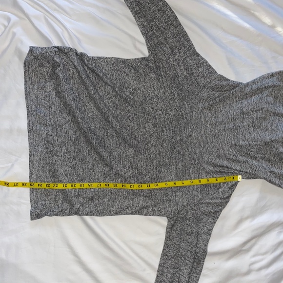 Gibson Off The Shoulder Grey Sweater - Picture 6 of 16